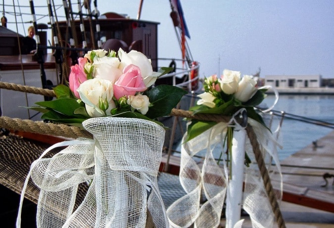 boda en barco