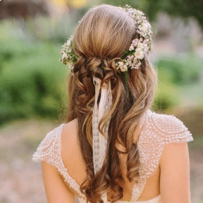 peinados de novia primavera